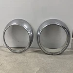 Vintage Porsche 911 912 Hella Chrome Headlight Trim Rings Pair 1968-1973 Oem. Fixed Price $199.90.