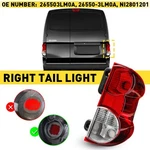 Right Tail Light Rear Lamp For Nissan NV200 2013-2018 265503LM0A/26550-3LM0A Usa. Fixed Price $47.99.