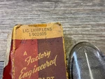1941 Dodge D-19 Nos Mopar Clear Glass License Plate Light Lens 902605. Fixed Price $65.00.