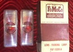 Fomoco FAF-13208 Parking Light Turn Signal Lens Clear 1953 Ford. Fixed Price $38.00.