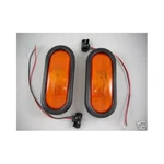 6" Oval Amber Rv Truck Trailer Bus Semi Park Turn Signal Light Kits. Fixed Price $15.74.