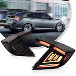 Led Tail Lights Assembly Smoked For 2016-2022 Honda Civic Hatchback W/sequential. Fixed Price $272.79.
