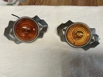 KD-509 Hy Power Travel Trailer Marker Light Glass Amber Lens Set Of 2 !works!. Fixed Price $90.00.