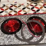 Signal Stat 3604 (2) Vintage Rare Series Red Round Stop Tail Light 12VDC. Fixed Price $19.99.