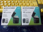 100 Accu-chek Guide Test Strips, Exp 6-17-2027, Good Sealed Box. Fixed Price $29.99.