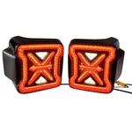 18-26 Jeep Wrangler American Modified Tail Light Set Arrow Design AMJPCA03304. Fixed Price $99.99.