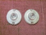 Nos 1960-1961 Chevrolet Corvair Back Up Light Lenses, Guide BIH-60. Fixed Price $30.00.