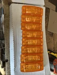 Lot Of EIGHT(8) Grote 47163 Amber Clearance Marker Lamp,fmvss P2, Pc. Fixed Price $85.00.
