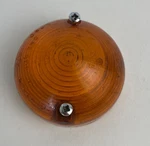 Vintage Lucas Amber Lens Front Signal 6318 L-760 L-874 Sae SDP70 2.75" England. Fixed Price $20.00.