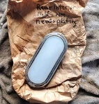 1941 Packard 110 120 180 Super Interior Glass Dome Light Lens Housing. Fixed Price $75.00.