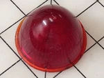 Vtg Red Glass Lens Truck Taillight Clearance Lamp 2" American Auto Devices. Fixed Price $20.00.