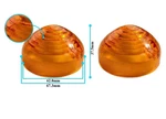 Indicator Lens 2X Fits Land Rover & Classic Mini Lucas Type L760 L874 CDU3374. Fixed Price $13.44.
