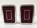 Pair (2) 1970 Chevy Tail Light Lenses Guide 16AS Sae Sti. Fixed Price $49.00.