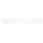 New Pair Of Clear Back Up Light Lens Trim Parts Fits Chevelle Camino A4230. Fixed Price $78.03.