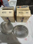 Wagner 4013 Sealed Beam Lamp Bulb Light PAR46 5.75" 25W 6V. Fixed Price $40.00.