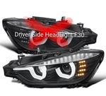 Fit 2012-2015 Bmw F30 325I 328I 335I Black Led Halo Driver Side Only Headlight. Fixed Price $189.00.