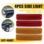 4PCS Amber Red Side Marker Parking Light Housings For 1974-1980 Jeep Wagoneer. Fixed Price $24.69.