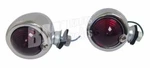 Set Of Chrome Bullet 12V Motorcycle Marker Turn Signal Lights Harley 68515-78. Fixed Price $17.96.