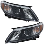Headlight Set For 2008 2009 2010 Saab 9-3 Left Right Lh Rh Halogen Assembly Capa. Fixed Price $495.09.