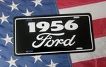 1956 Ford License Plate Tag Crown Victoria Thunderbird Ranch Wagon F100 Truck. Fixed Price $19.85.