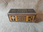 Vintge Box Edison Mazda Lamps General Electric 1114 Headlight Bulbs 21&21C. Fixed Price $25.00.