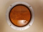 Vintage Nos Dietz 8-95 Reflector..ww Ii. Railroad Marker..amber Stratolite Lens. Fixed Price $21.99.