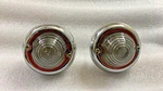 Jeep Willys Parking Turn Signal Indicator Clear Glass Light Pair Chrome. Fixed Price $23.32.