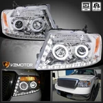 Fits 2004-2008 Ford F150 2006-2008 Lincoln Mark Lt Led Halo Projector Headlights. Fixed Price $128.38.