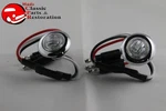 Dual Function Mini Clear Stainless Turn Signal Blinker Lights Truck Hot Rat Rod. Fixed Price $29.64.