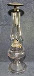 Antique Scovill Queen Anne No 2 Glass Kerosene Oil Lamp Smoke Bell Hurricane. Fixed Price $50.96.