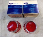 Taillight Lenses, Pair, 1963 Ford Fairlane, Nos. Fixed Price $39.00.