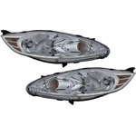 Lh & Rh Headlights Ford Fiesta 2011-2013 Halogen W/ Bulbs Capa Sel. Fixed Price $306.03.