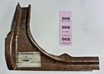 1964-66 Ford Mustang Coupe/conv Drain Trough Trunk Lid Lower Dynacorn 3649DDWT. Fixed Price $10.00.