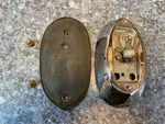 Lucas Chrome Right Tail Light Base L549 For Early Morris Minor 574906 STK3. Fixed Price $26.91.