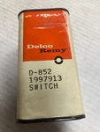 Stop Switch Delco Remy D-852 1997913 51-54 Chev, Hudson Nos. Sealed America. Fixed Price $34.99.
