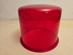Nos Vintage Ls 345 Red Beacon Light Lens..police..emergency Fire. Fixed Price $49.99.
