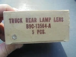 Vintage Nos Ford Rear License Lamp Lens B9C-13564-A 1959 F100. Fixed Price $19.95.