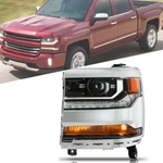 Left/driver Hid Headlight Assembly For Chevy Silverado 1500 2016-2018 Headlamp. Fixed Price $78.61.