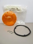 Trucklite 99077Y Amber Turn Signal Lens 4" Round 3-SCREW Ser-do SS-102. Fixed Price $18.00.
