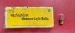 Nos Box Of 10 Westinghouse Auto Dash Light Bulbs 1847 6.3V .15A. Fixed Price $17.98.