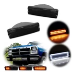 For 91-93 Dodge D150 250 350, W150 Front Bumper Drl Signal Lights Smoked. Fixed Price $69.99.