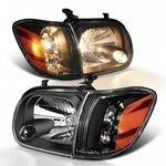 For 2005-2007 Toyota Tundra Sequoia Black Headlights Headlamp Left&right W/bulbs. Fixed Price $88.99.