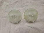 1950 1951 Ford Reverse Light Lenses Fab 48 Hall Detroit Glass. Fixed Price $40.00.