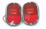 Tail Light Assembly With Red Lens Fits Volkswagen TYPE2 Bus 1962-1971. Fixed Price $95.99.