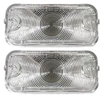 New Trim Parts Clear Parking Light Lens Pair / For 1968 Chevelle Malibu A4505C. Fixed Price $89.99.