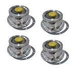 4PCS Trailer Hub Cap W/yellow Rubber Plugs & Gasket, Replacement Stemco 343-4009. Fixed Price $38.99.