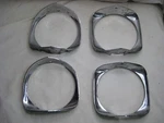 Vintage Cadillac Parts Lot 1485308 1485309 Headlight Bezel Chrome Mounting X4. Fixed Price $70.00.