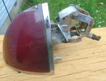 1948 1949 1950 Cadillac Gas Fill Chrome Tail Light Assembly Door. Fixed Price $95.50.