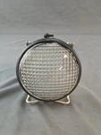 Vintage 4.5" Guide Tractor Lamp Glass 5932150 Clear Lens & Black Bezel. Fixed Price $27.50.