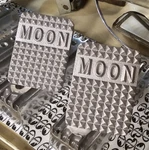 Pair Aluminum Moon Pedal Pad Brake Clutch Drag Racing Old Hot Rod Vtg Style Scta. Fixed Price $125.99.